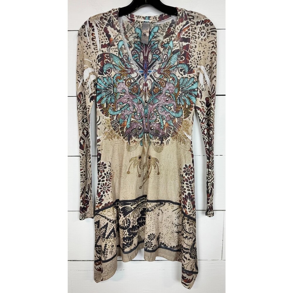 S-Twelve Long Sleeve Dress Women's Size Small